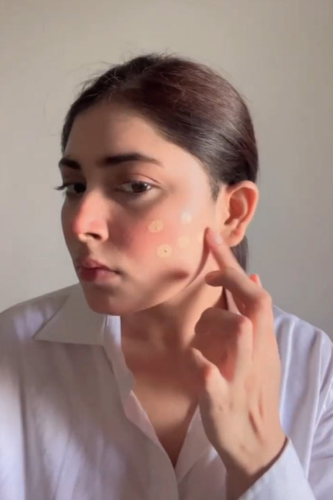 Apply all over the face.