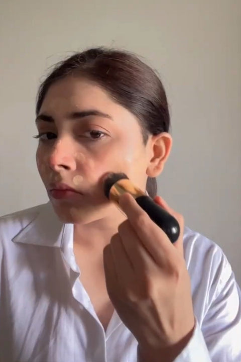 Use Brush or beauty sponge to blend.