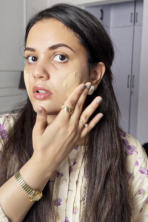 Blend or build to desired coverage.